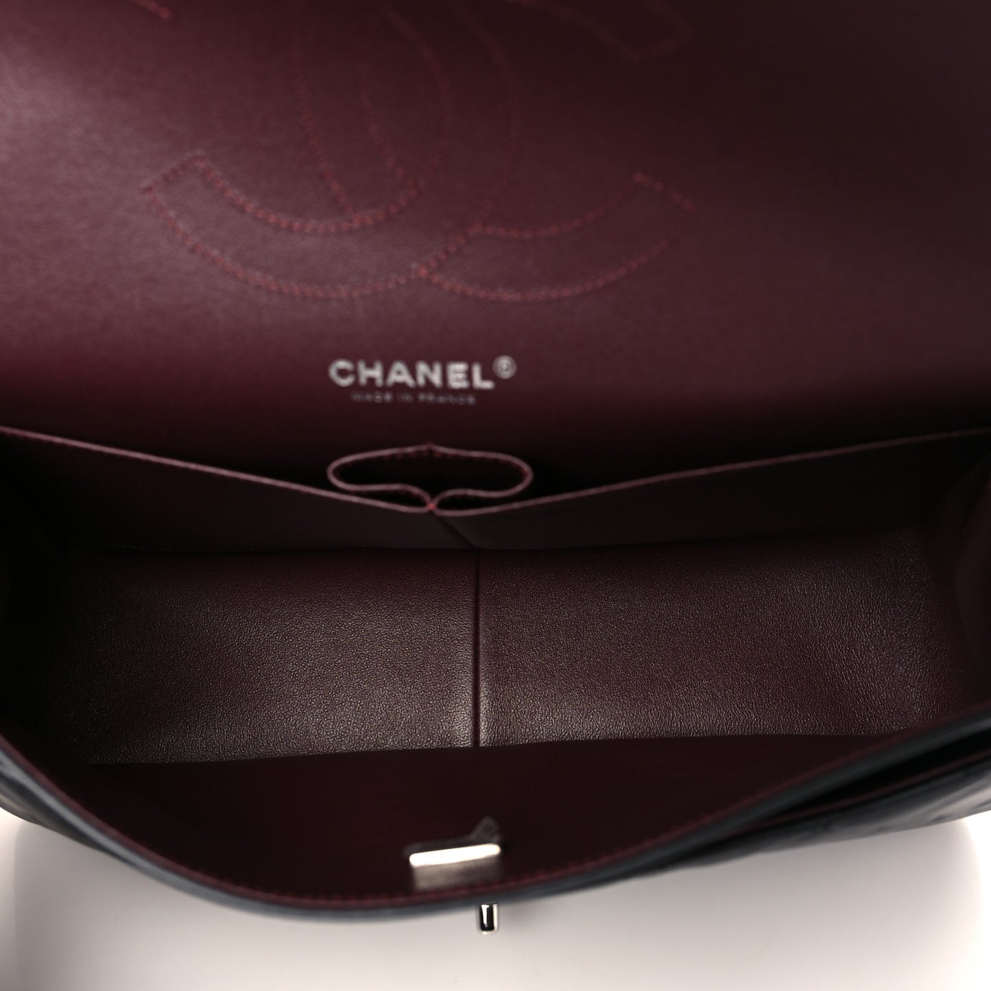 Lambskin Quilted Jumbo Double Flap Black