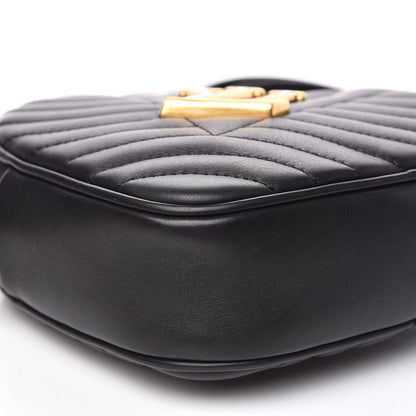Louis Vuitton Calfskin New Wave Heart Bag Black 9 of 12