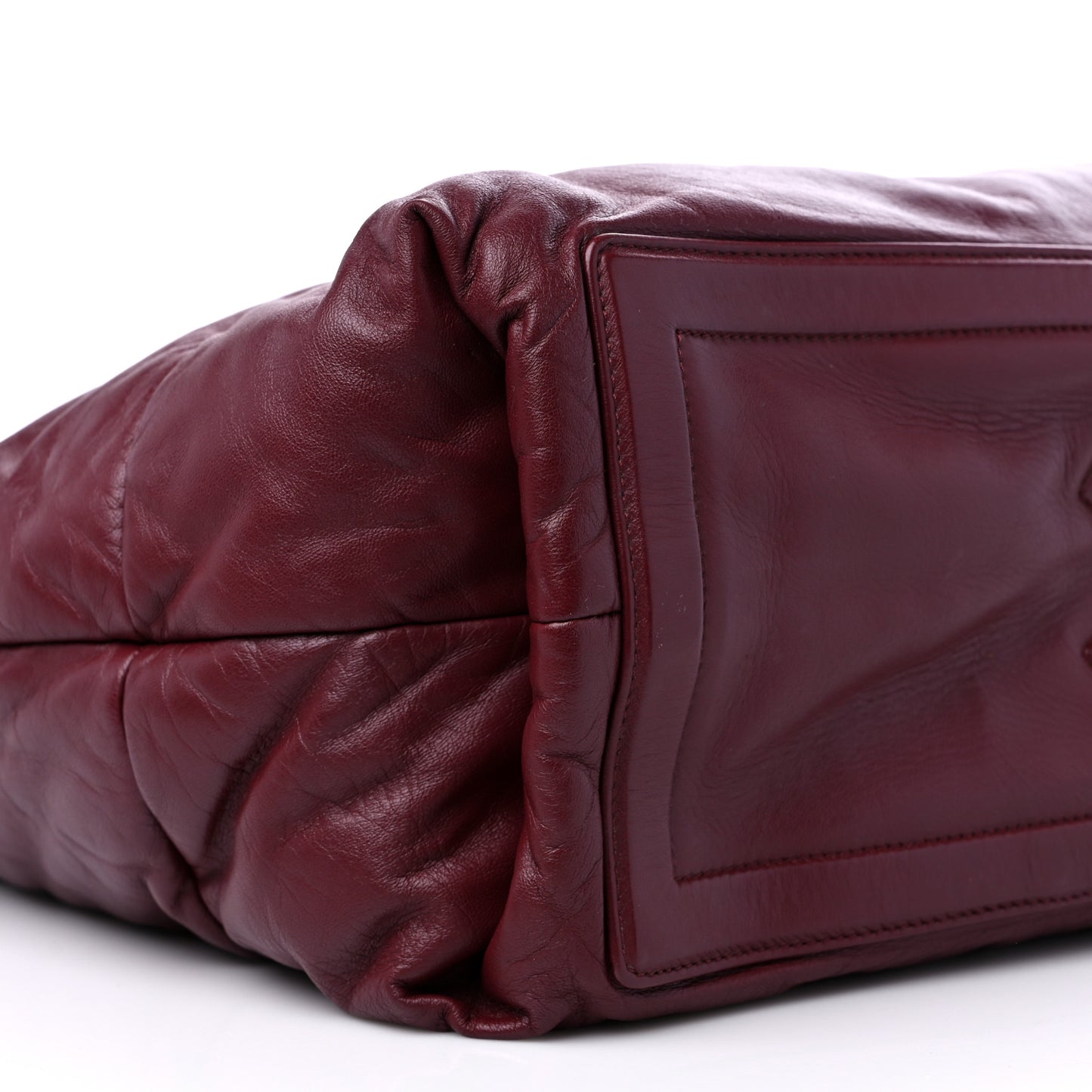 Lambskin Quilted Medium Coco Cocoon Reversible Tote Black