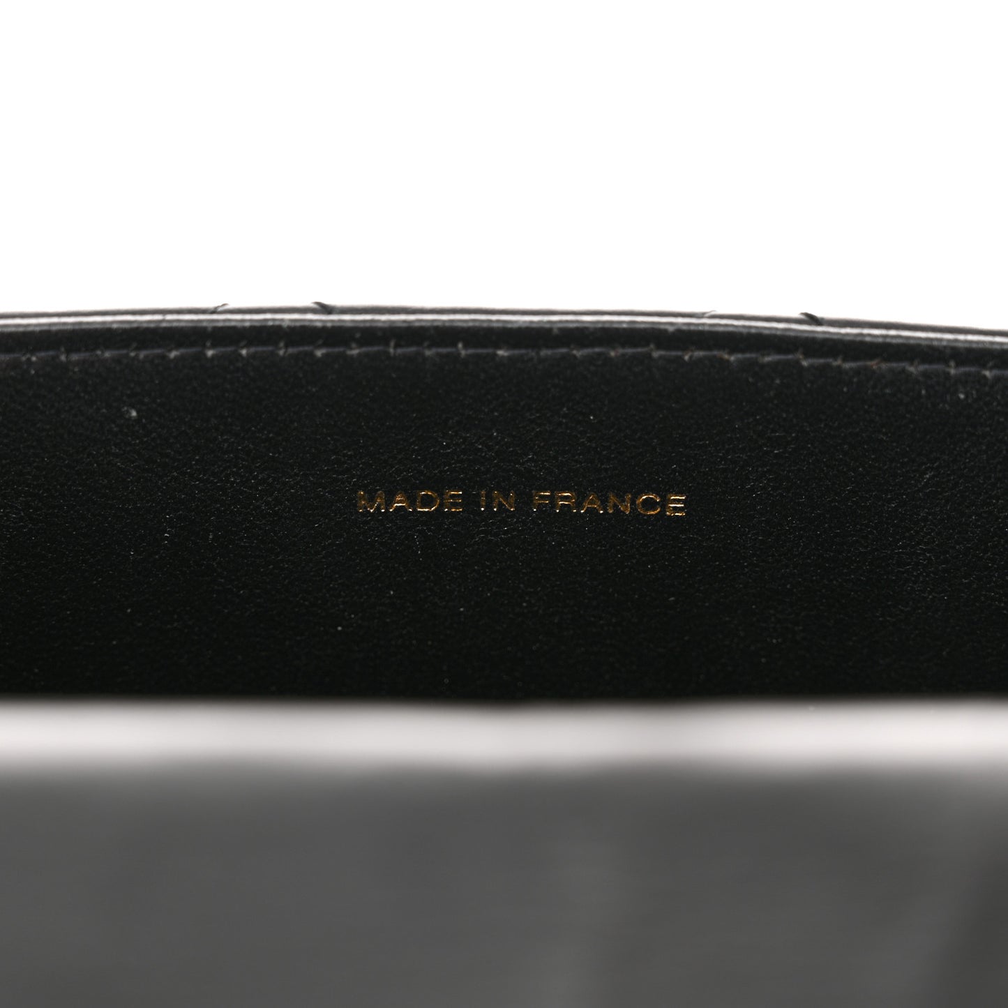 Lambskin Stitched Shoulder Flap Bag Black