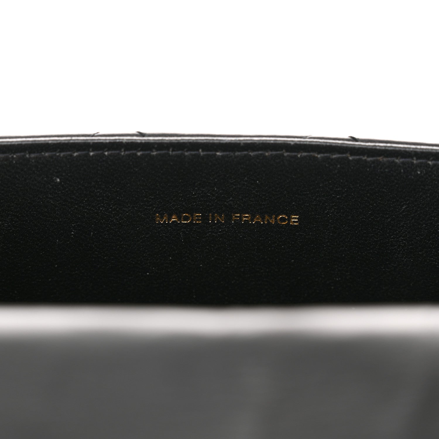 Chanel Lambskin Stitched Shoulder Flap Bag Black 8 of 18