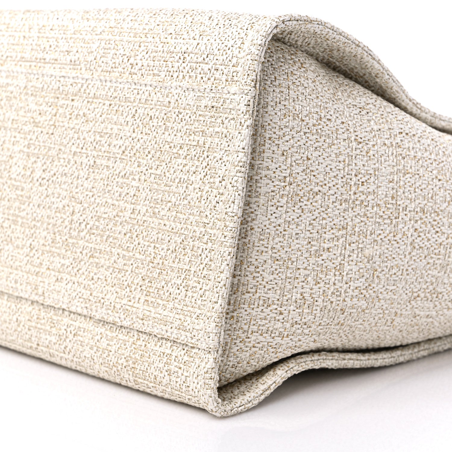 Chanel Mixed Fibers Calfskin Medium Deauville Tote Light Beige 9 of 9