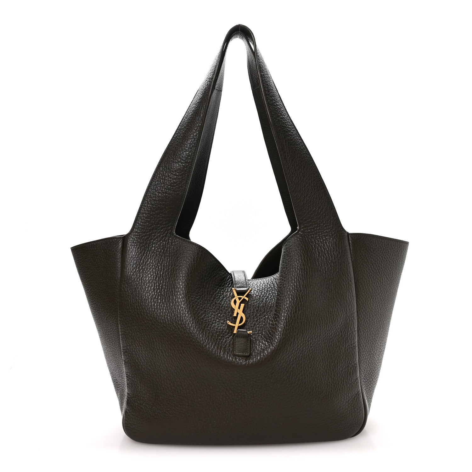 Saint Laurent Grained Deerskin Bea Tote Musk 1 of 10