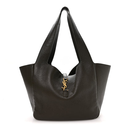 Saint Laurent Grained Deerskin Bea Tote Musk 1 of 10