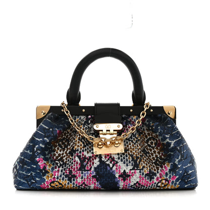 Louis Vuitton Calfskin Monogram Sequin LV Cafe Clutch Multicolor 1 of 9