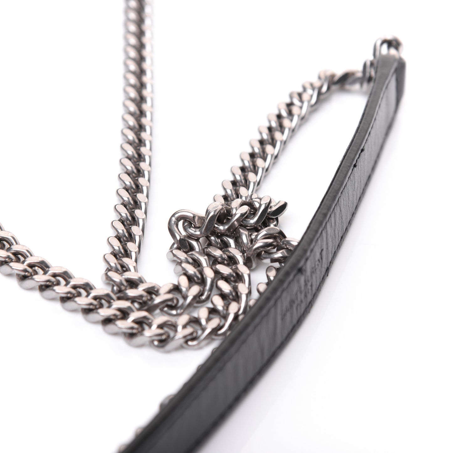 Calfskin Y Quilted Monogram Small Loulou Chain Satchel Black