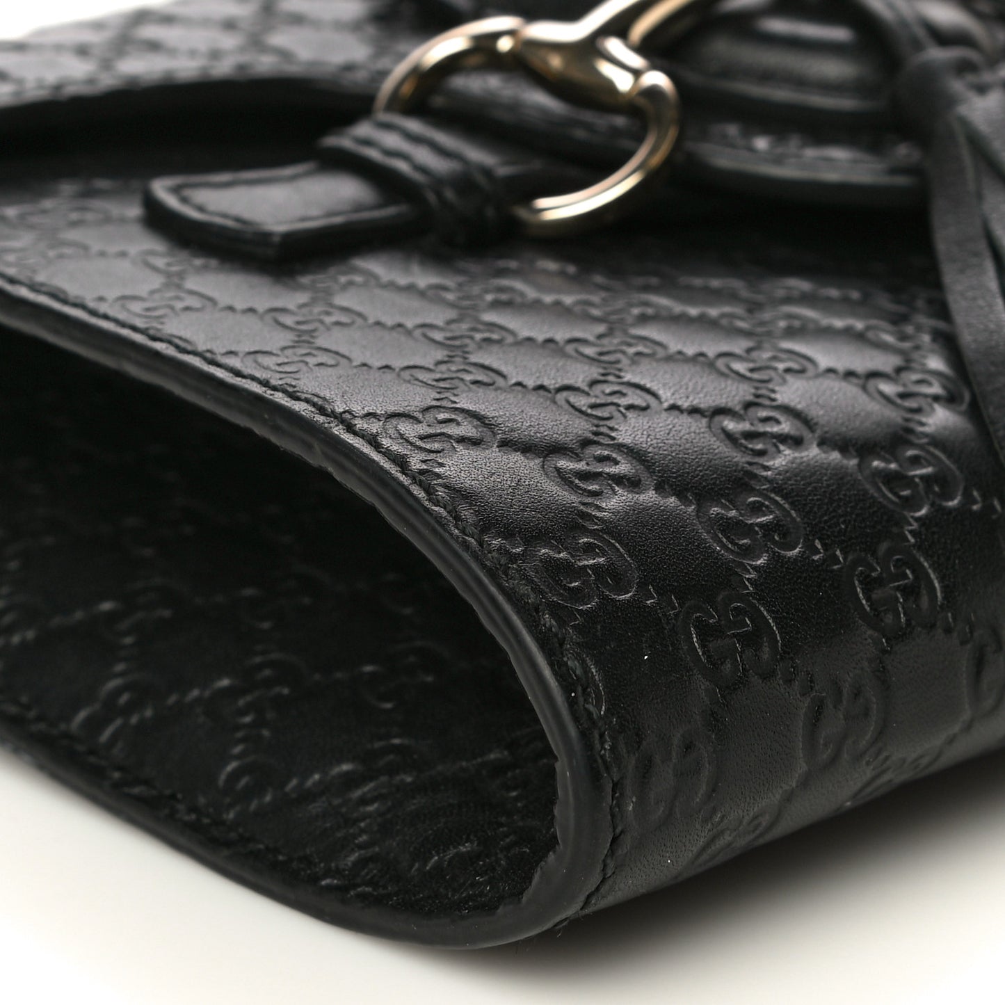 Microguccissima Mini Emily Shoulder Bag Black
