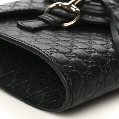 Gucci Microguccissima Mini Emily Shoulder Bag Black 8 of 19