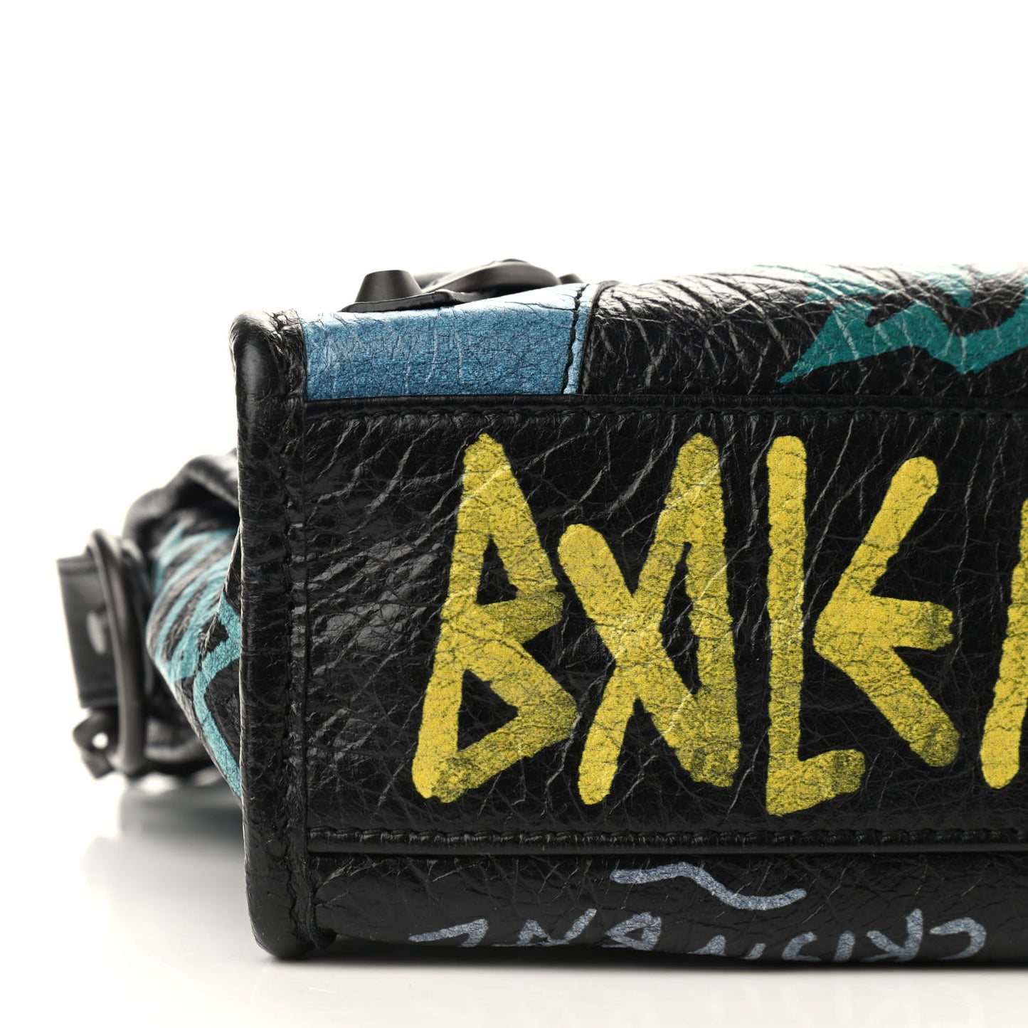 Agneau Arena Graffiti All Over Classic Hardware Mini City Black Multicolor