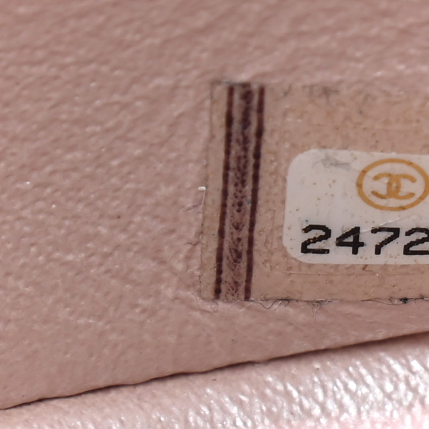Chanel Iridescent Caviar Chevron Quilted Mini Rectangular Flap Light Gold 7 of 9