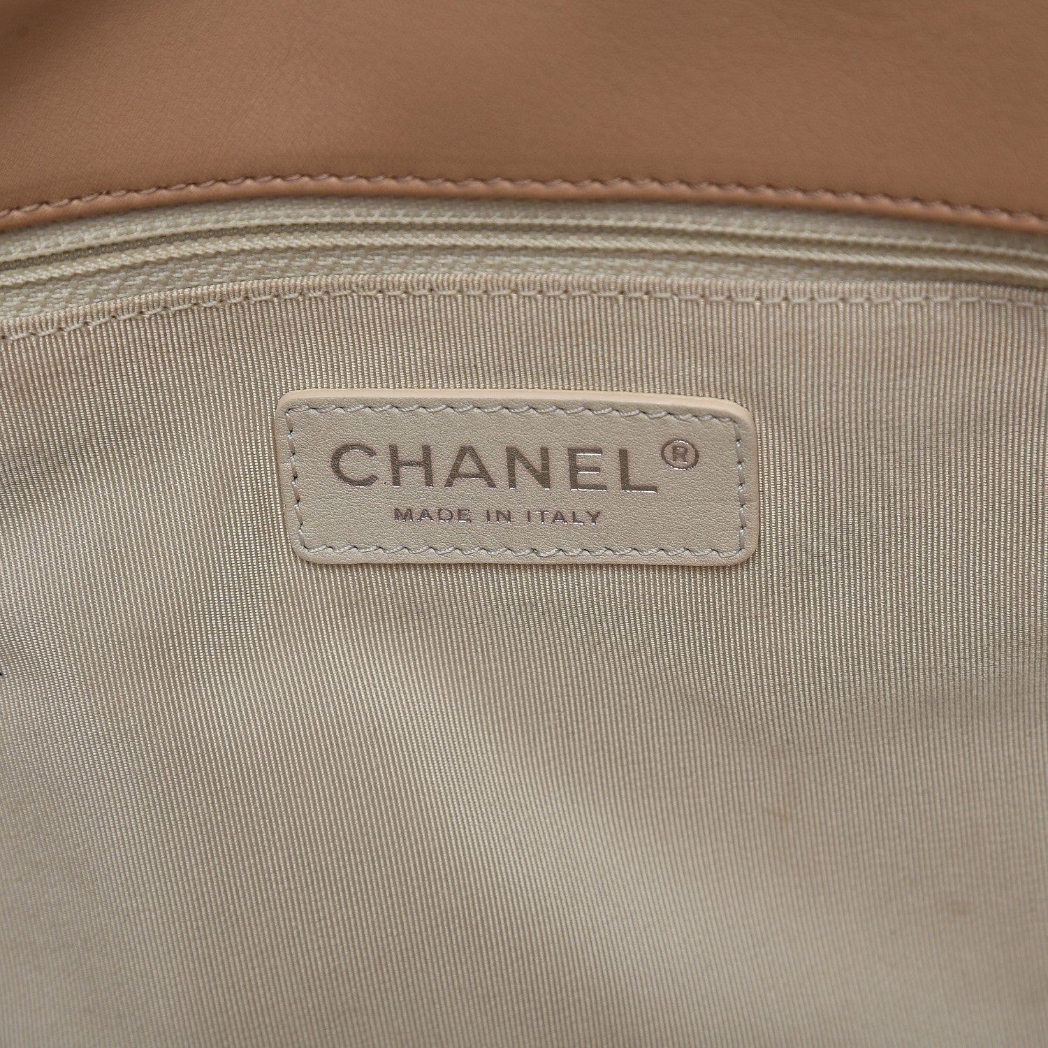 Chanel Lambskin Jumbo Canebiers Net Flap Biege 7 of 10