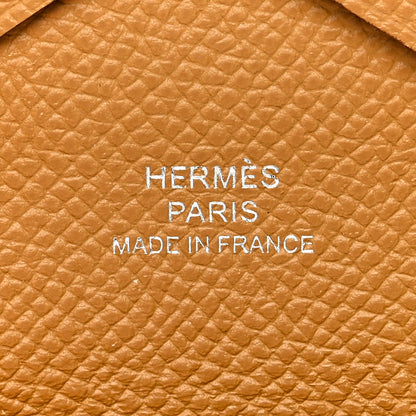 Hermes Epsom Calvi Duo Card Case Biscuit 6 of 6