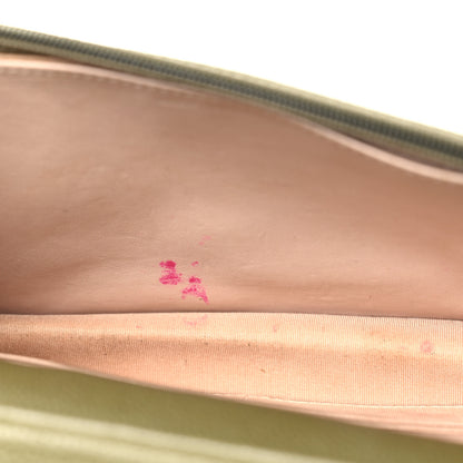 Chanel Caviar Quilted Boy Wallet On Chain WOC Light Green 5 of 11