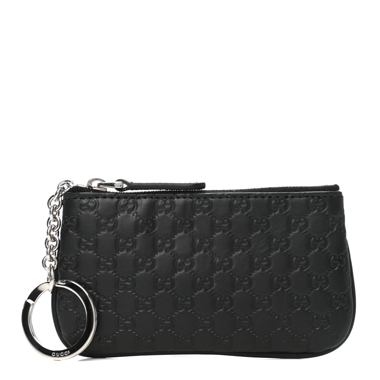 Microguccissima Key Ring Coin Case Black