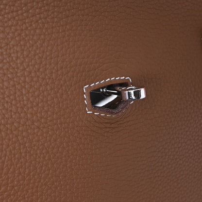 Hermes Taurillon Clemence Jypsiere 31 Gold 12 of 12