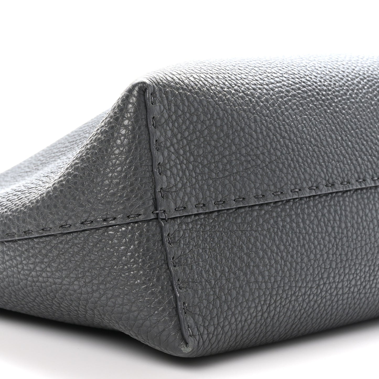 Cuoio Romano Selleria Bi-Color Large Carla Shopping Tote Asfalto Papavero