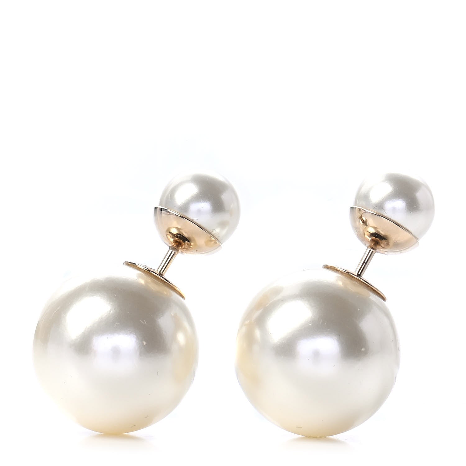 Christian Dior Pearl Mise En Dior Tribal Earrings 1 of 4
