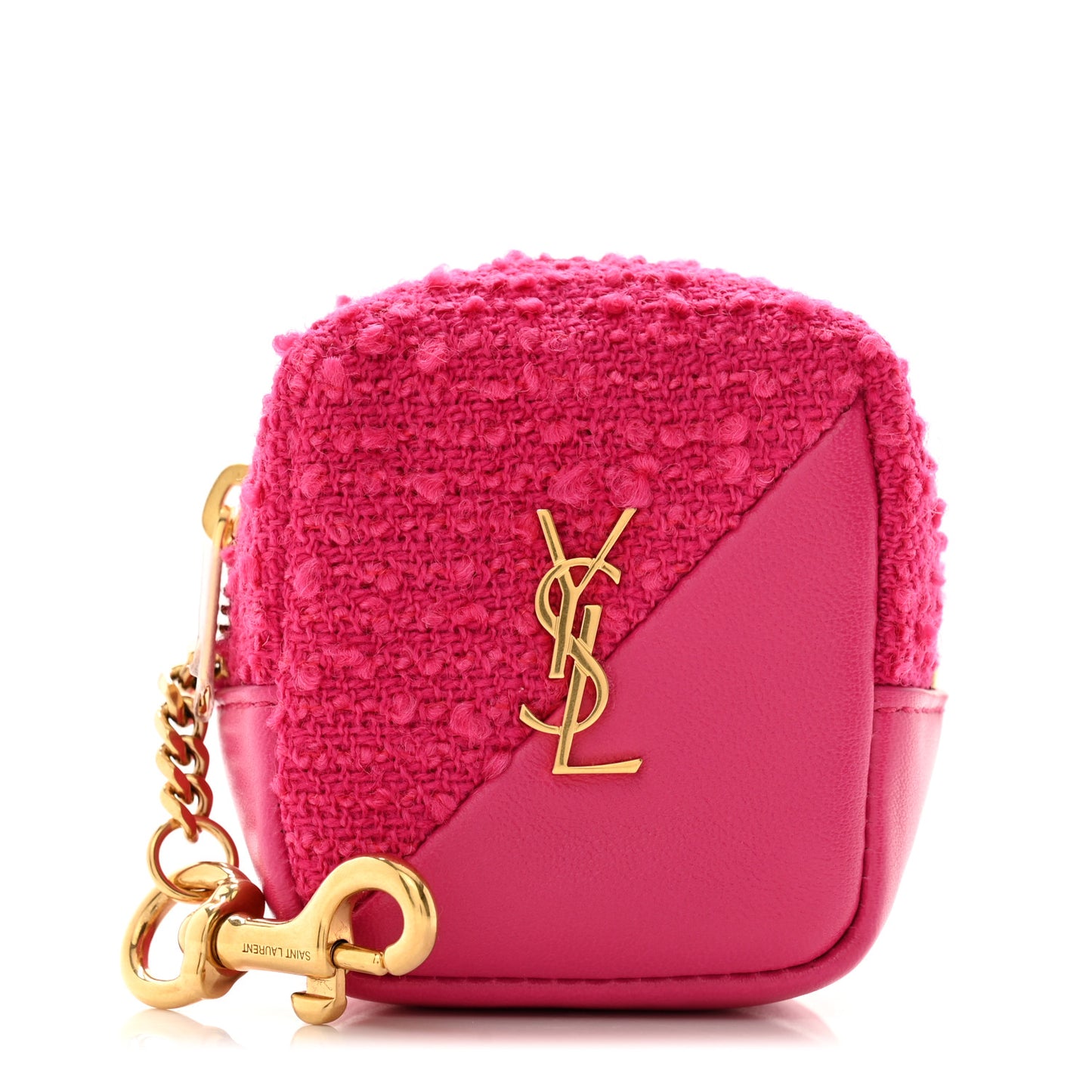 Boucle Jaime Cube Charm Keychain Magenta