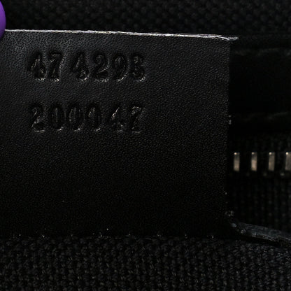 Gucci Soft GG Supreme Monogram Web Belt Bag Black Grey 7 of 11