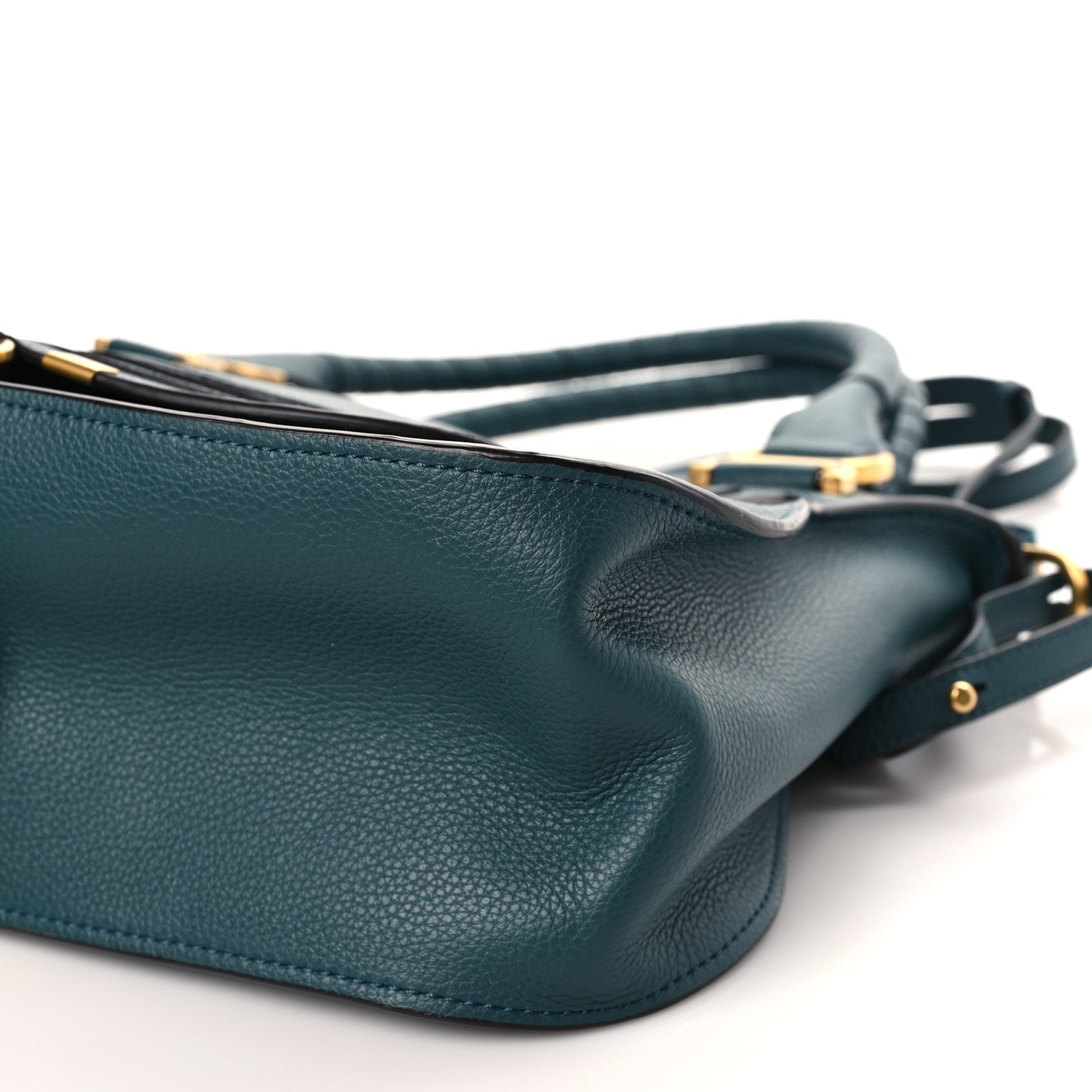 Chloe Calfskin Medium Marcie Satchel Laguna Blue 9 of 9