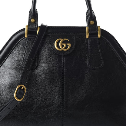 Gucci Calfskin Medium Re(Belle) Top Handle Bag Black 11 of 11