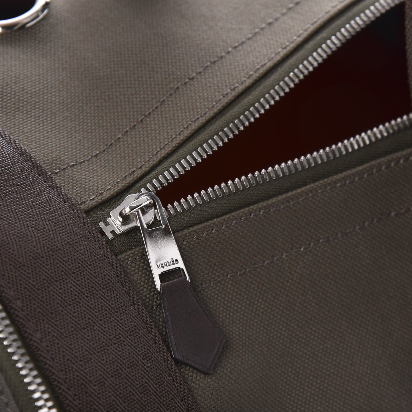 Fabric Carrying Dog Bag Kaki Feu