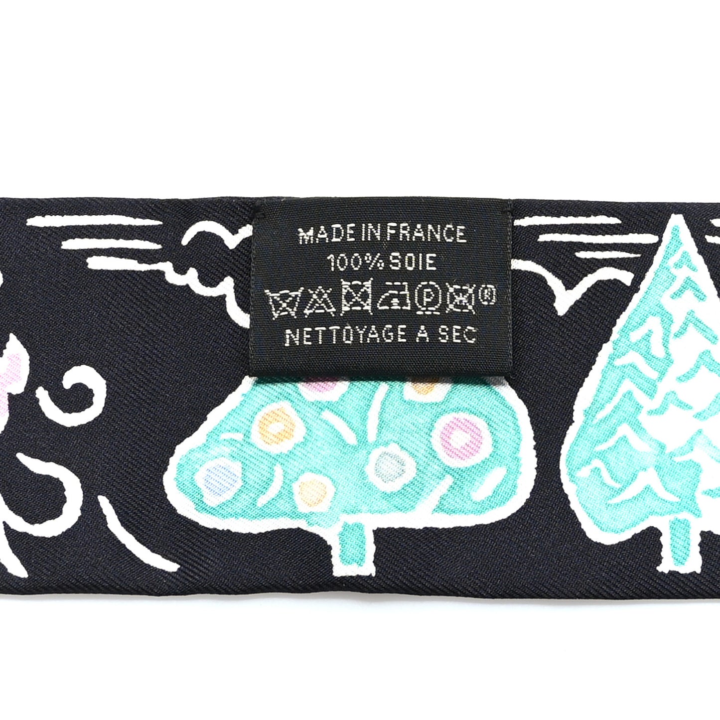 Silk Isola Di Primavera Twilly Black Vert Rose