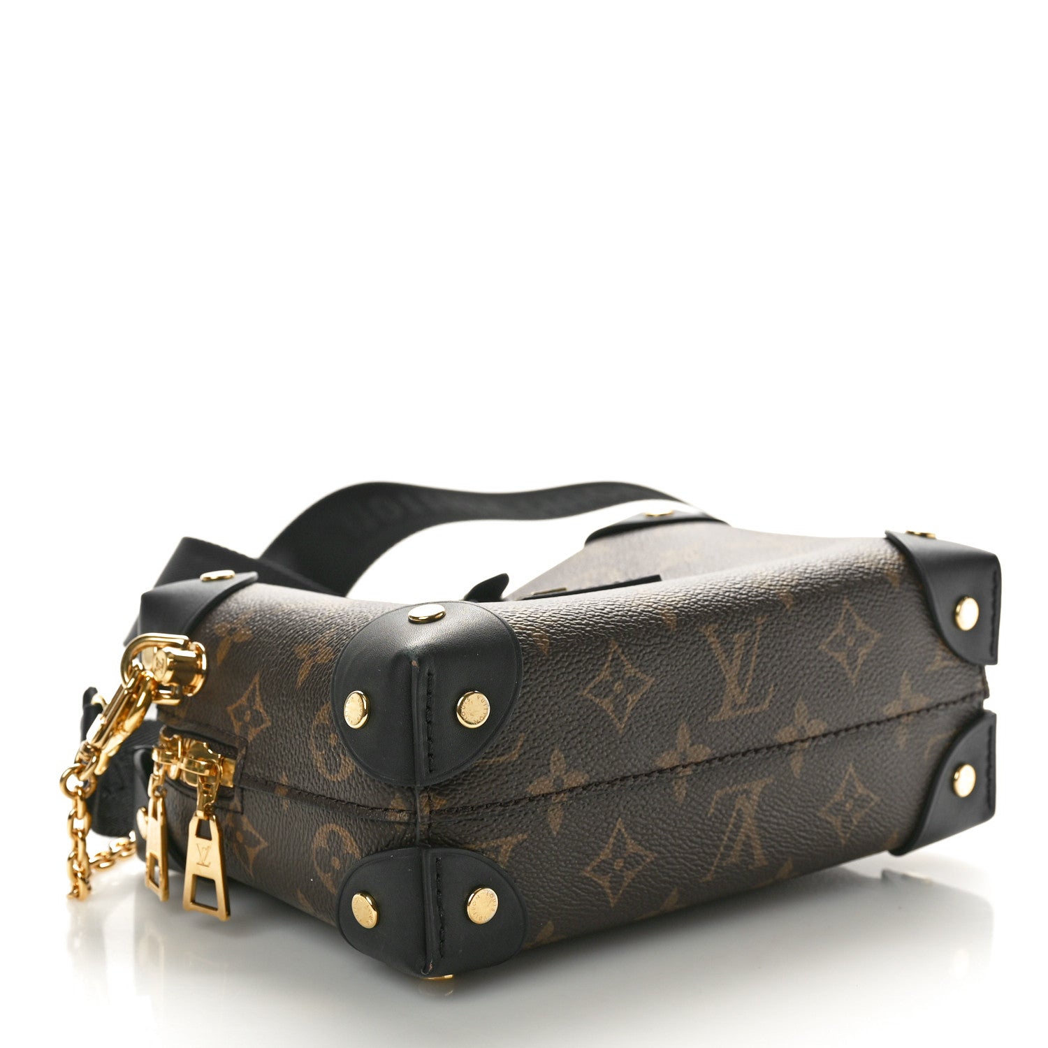 Louis Vuitton Monogram Petite Malle Souple Black 4 of 9
