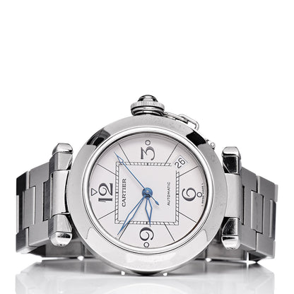 Cartier Stainless Steel 35mm Pasha C Automatic Watch 3 of 8