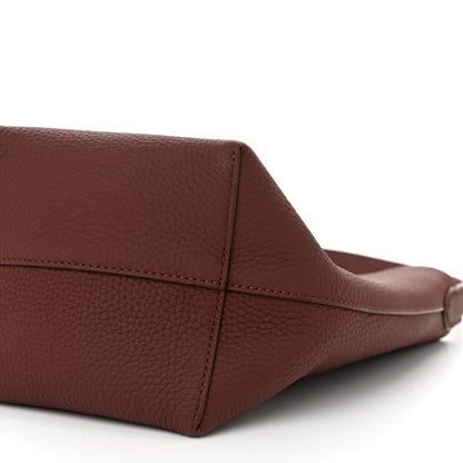 The Row Grained Calfskin Small N/S Park Tote Cognac 9 of 9