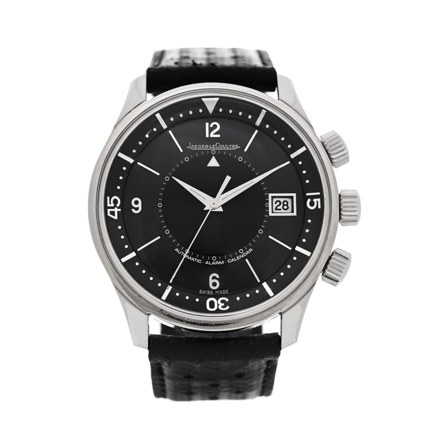 Jaeger-LeCoultre Platinum Calfskin 42mm Tribute To Polaris Automatic Watch Black 190.6.96 1 of 8