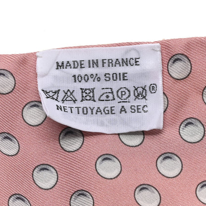 Hermes Silk Grand Tralala Twilly Rose Poudre Jaune 3 of 6