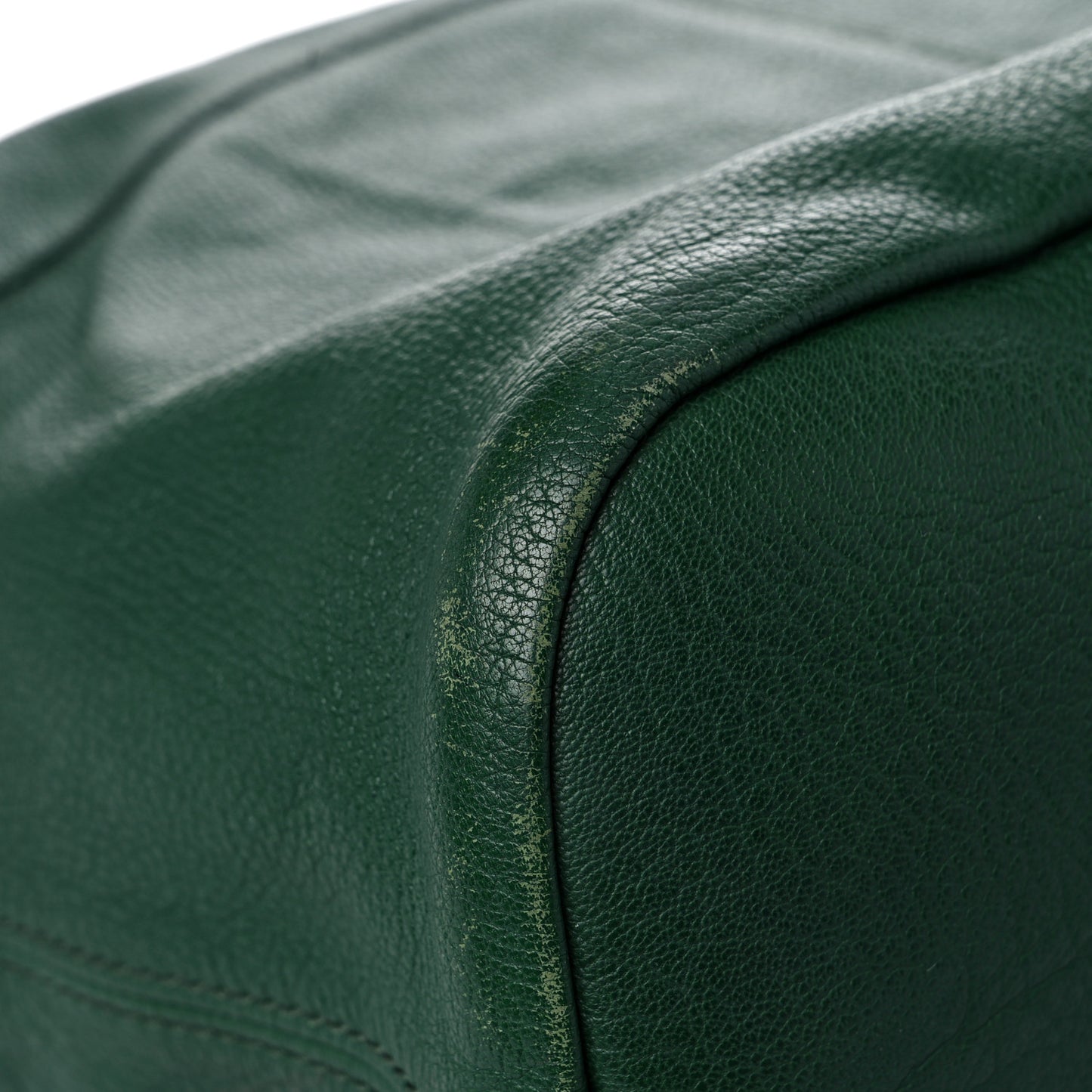 Grained Calfskin North South Nightingale Green