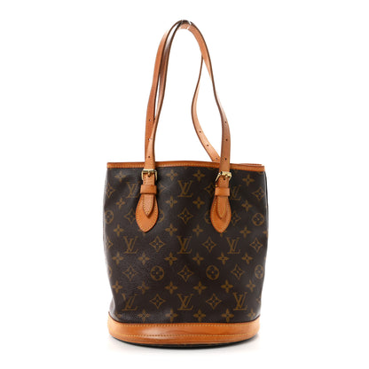 Louis Vuitton Monogram Petit Bucket 23 1 of 11