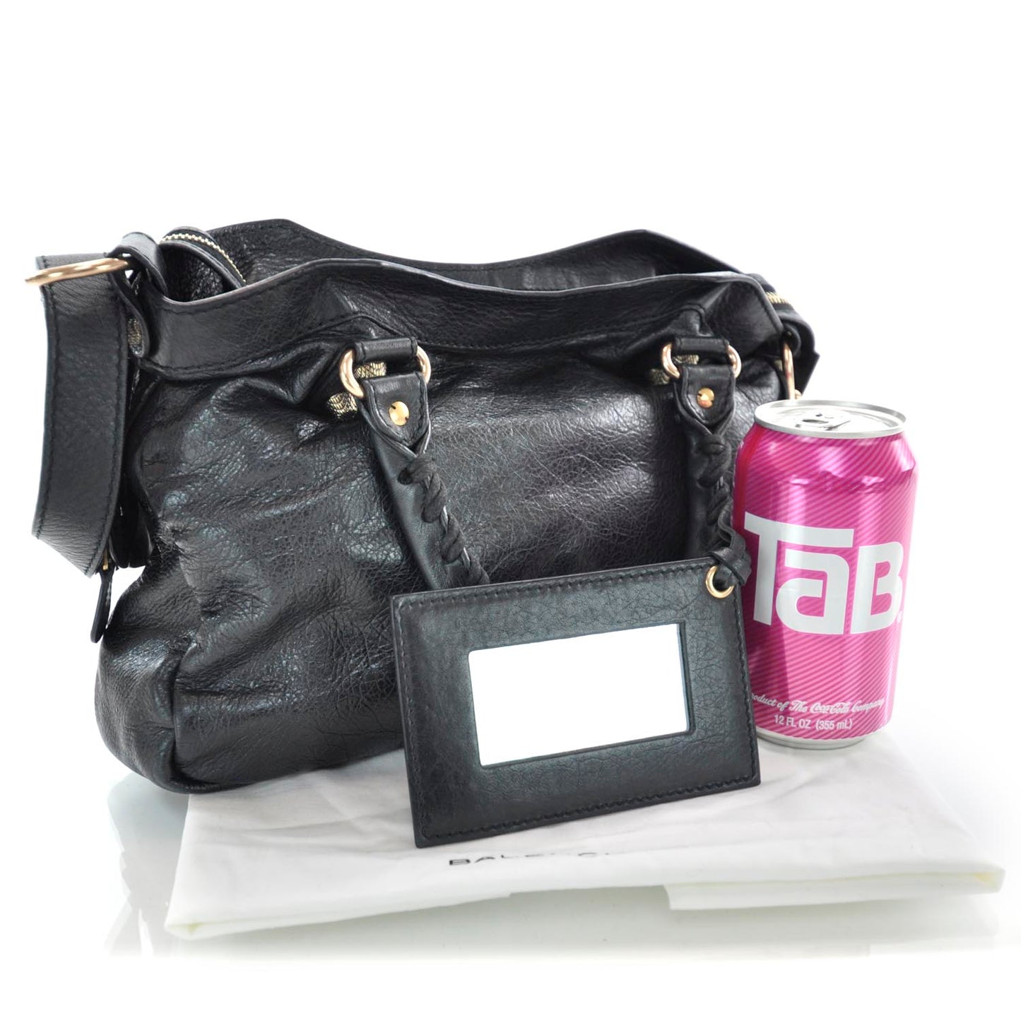 Agneau Giant 12 Rose Gold Hardware Town Black