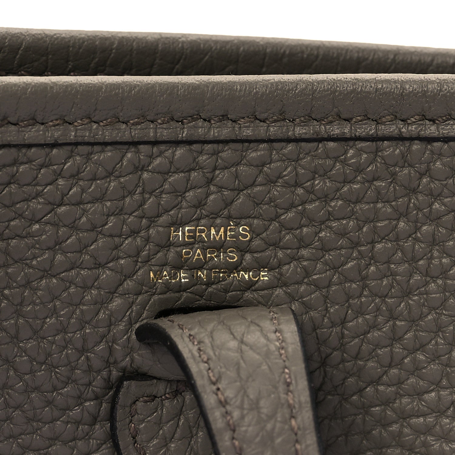 Hermes Taurillon Clemence Evelyne TPM Vert Bronze 5 of 7