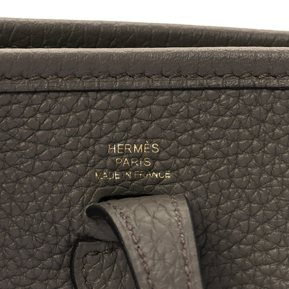 Hermes Taurillon Clemence Evelyne TPM Vert Bronze 5 of 7