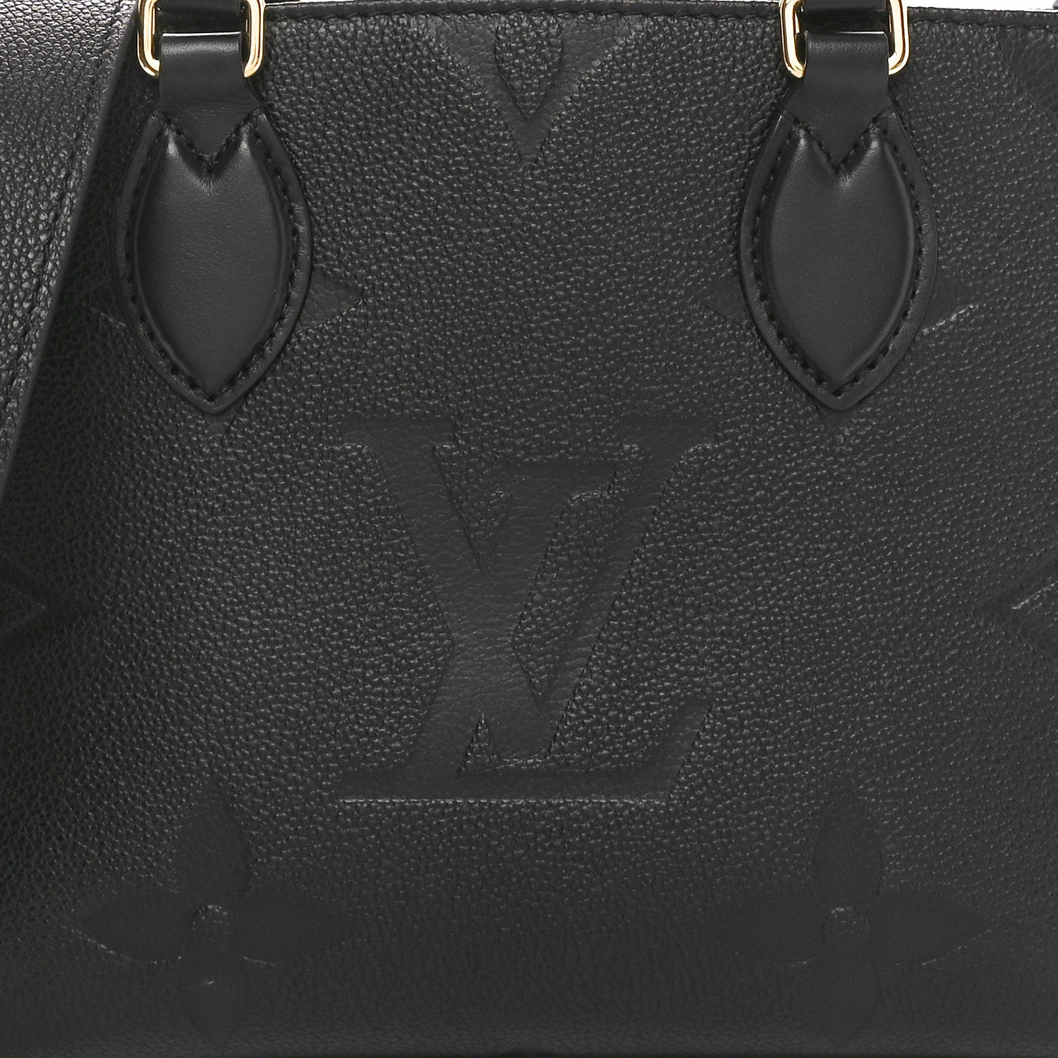 Louis Vuitton Empreinte Monogram Giant Onthego PM Black 7 of 9