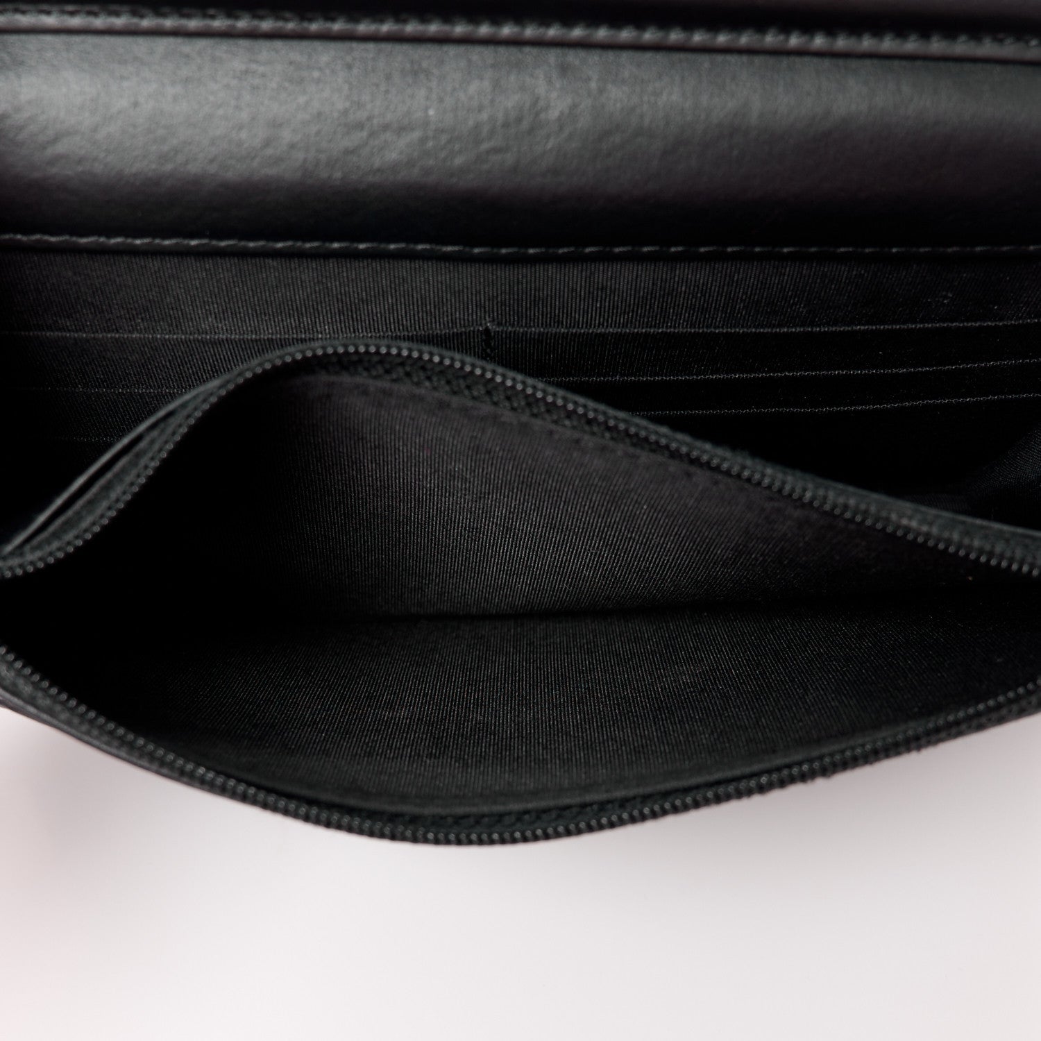 Chanel Grained Calfskin Quilted Boy Wallet On Chain WOC Black 6 of 14