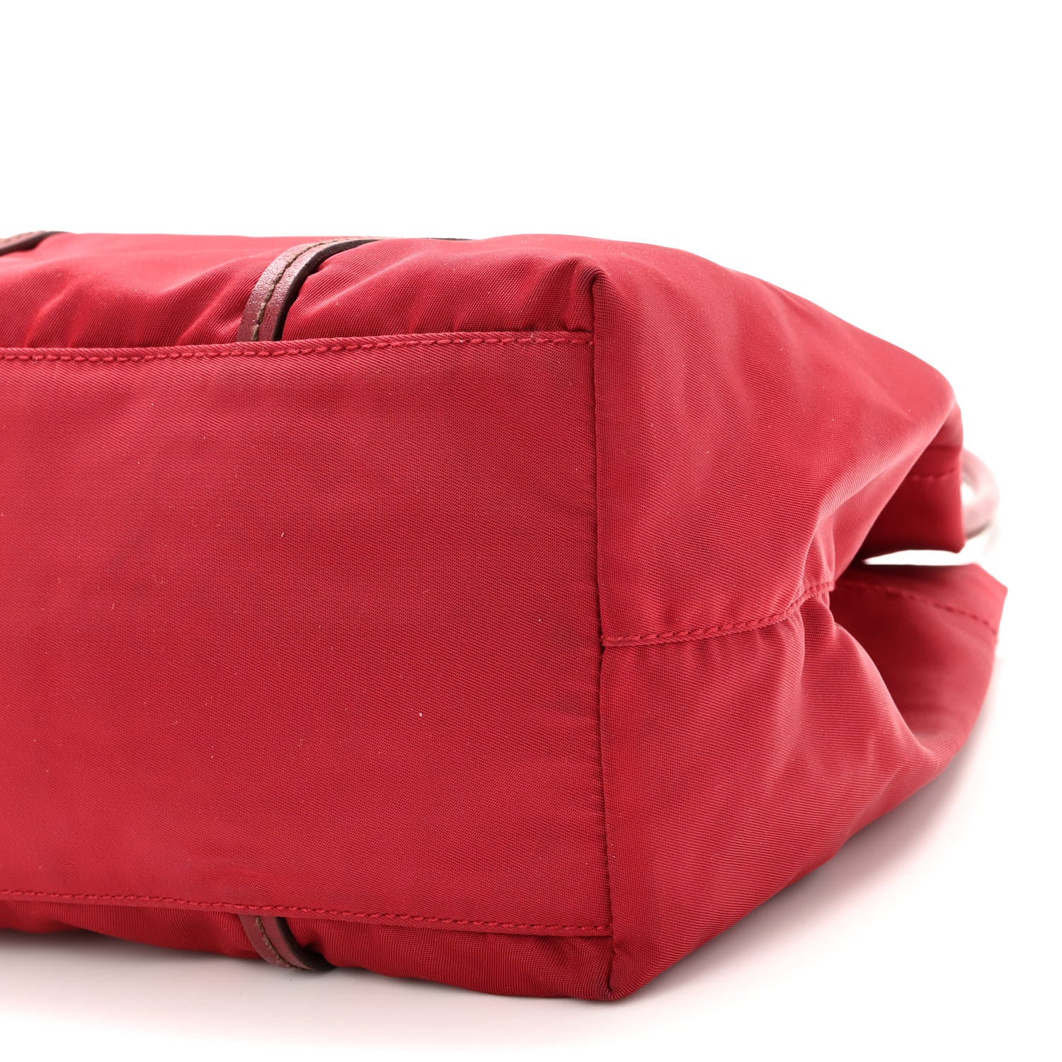 Prada Tessuto Nylon Tote Red 9 of 9