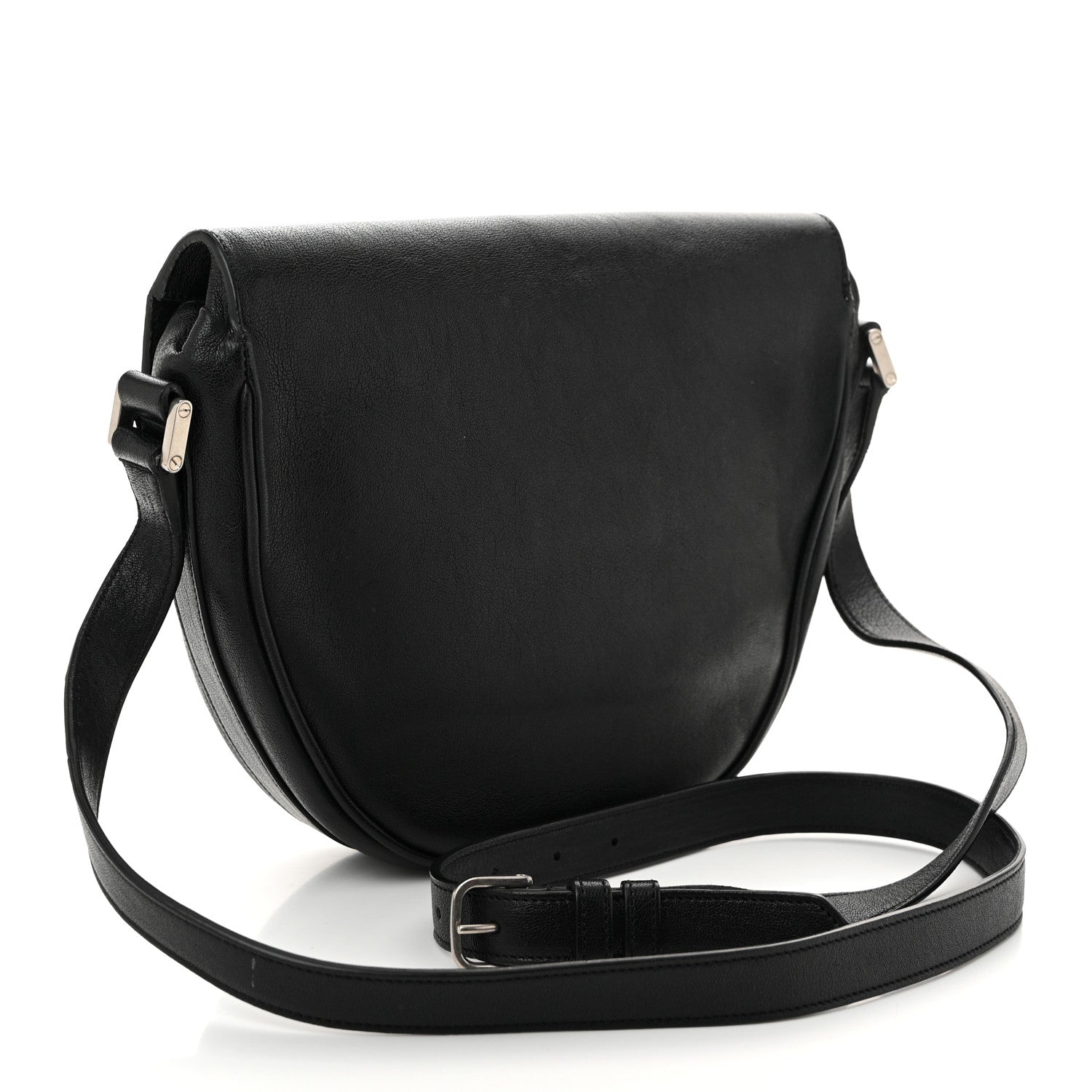 Saint Laurent Calfskin Y Studs Crossbody Bag Black 3 of 11