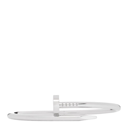 Cartier 18K White Gold Juste Un Clou Bracelet 17 1 of 5