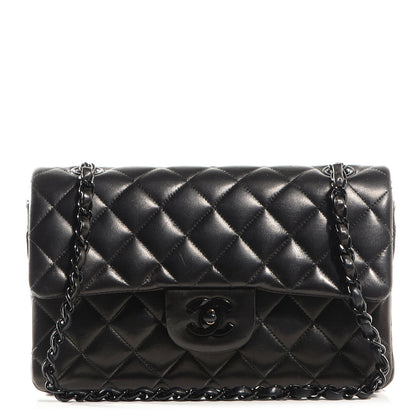 Chanel Lambskin Small Double Flap So Black 1 of 9