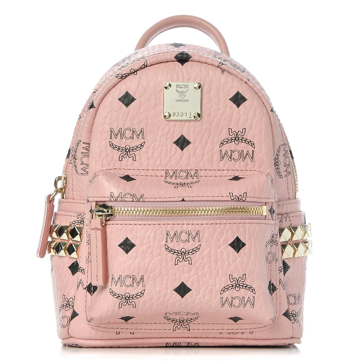 Visetos Side Stud X-Mini Stark Backpack Pink