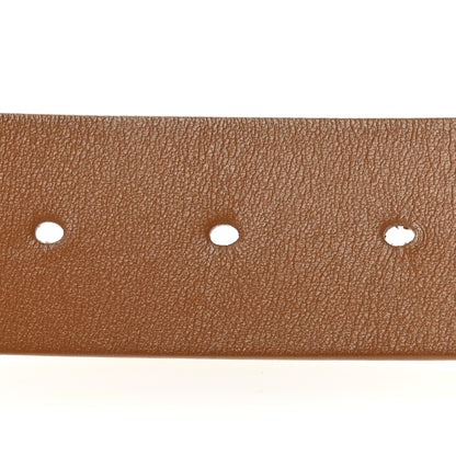 Christian Dior Calfskin 30 Montaigne Belt 85 Brown 6 of 6