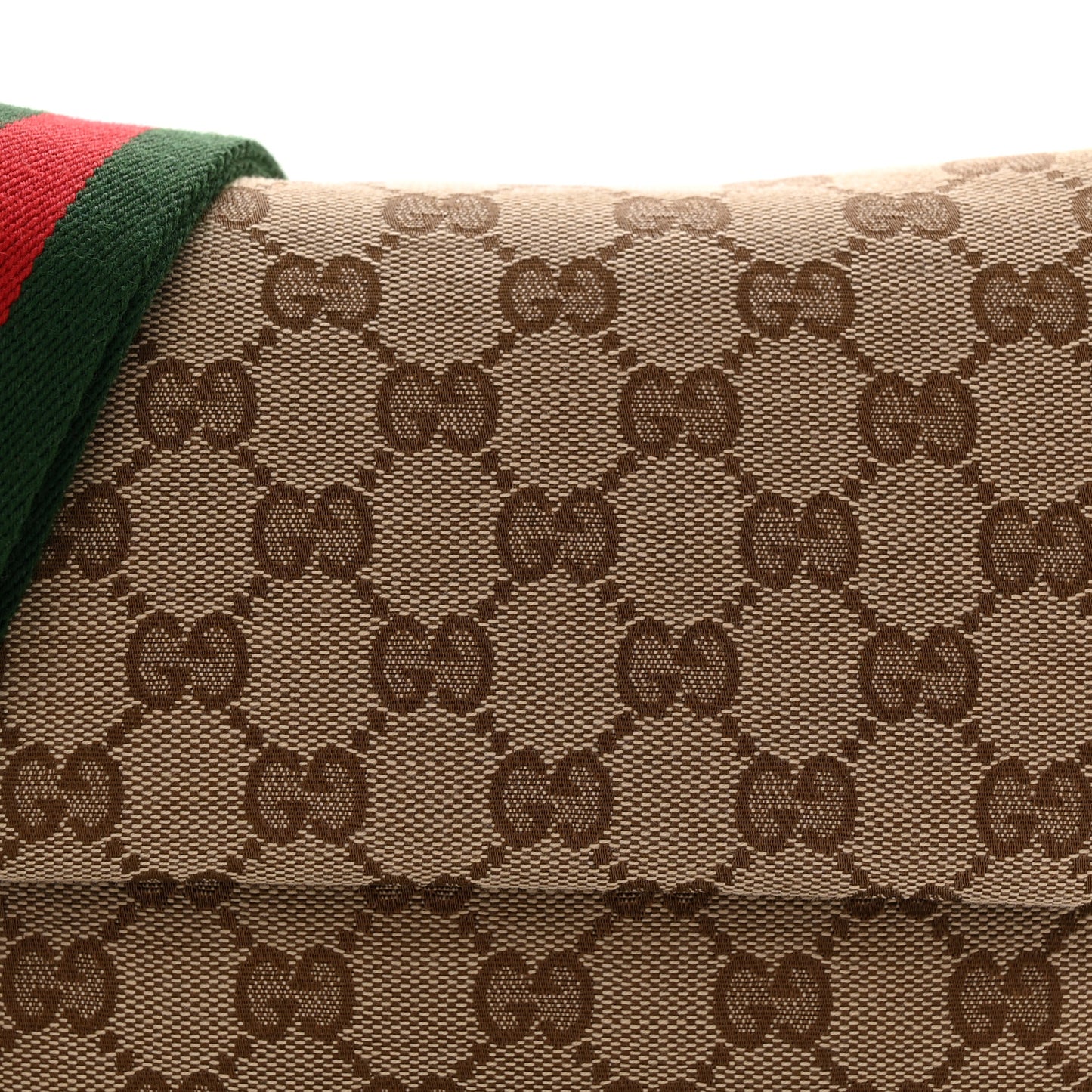 Monogram Web Small Crossbody Bag Beige Ebony
