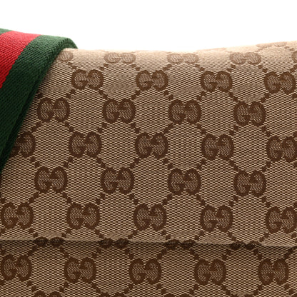Gucci Monogram Web Small Crossbody Bag Beige Ebony 8 of 10