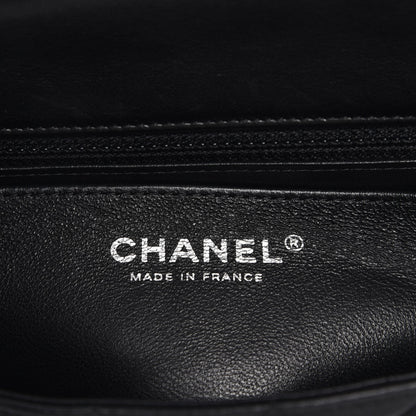 Chanel Lambskin Quilted Mini Rectangular Flap Black 6 of 8
