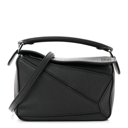Loewe Calfskin Mini Puzzle Bag Black 1 of 10