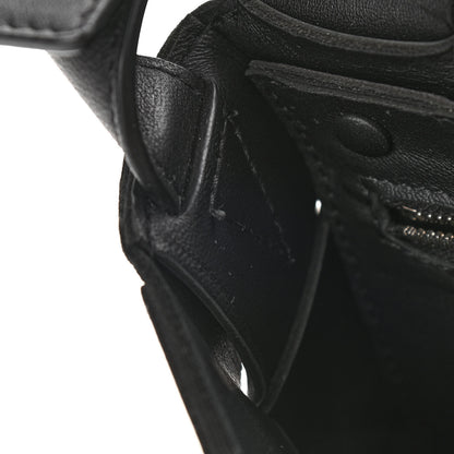 Bottega Veneta Lambskin Maxi Intrecciato Cassette Crossbody Bag Black 12 of 13